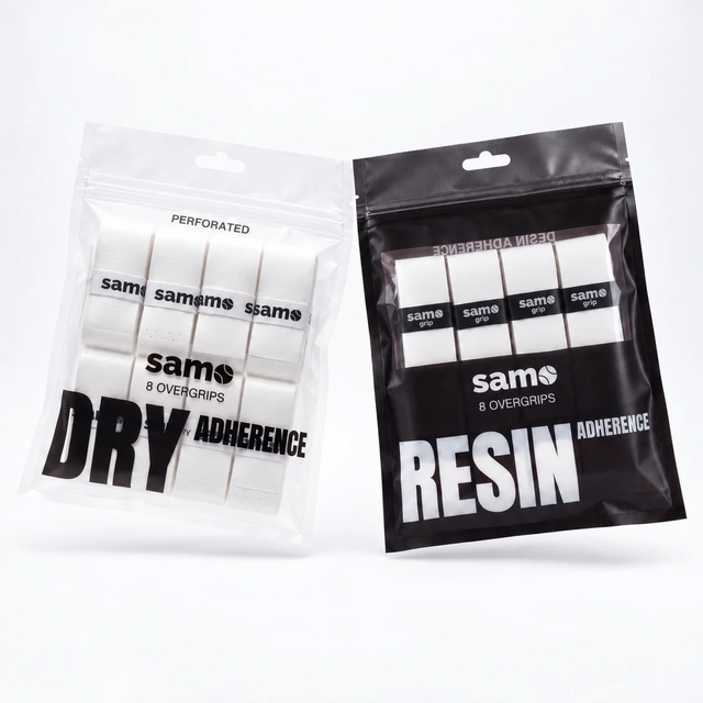 8 DRY lisos + 8 RESIN Pack de prueba overgrips