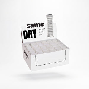 Caja de 60 overgrips de pádel lisos DRY Adherence de Samo